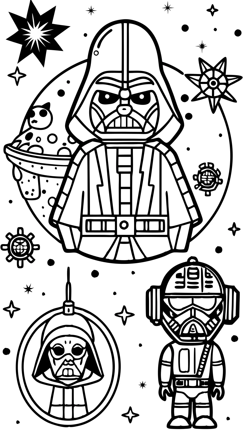 coloriage LEGO Star Wars